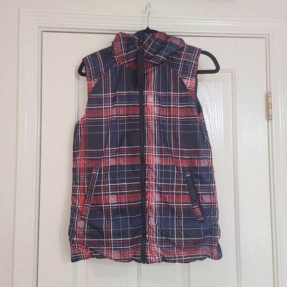 Lululemon The Fluffiest Down Reversible Plaid Vest Size 8 Outerwear Outdoor - Picture 8 of 12